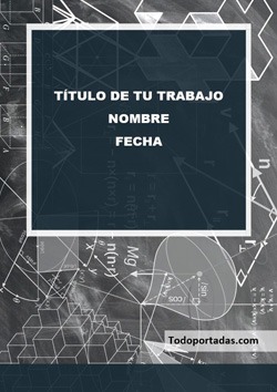 Portada para Word de Matemáticas 5